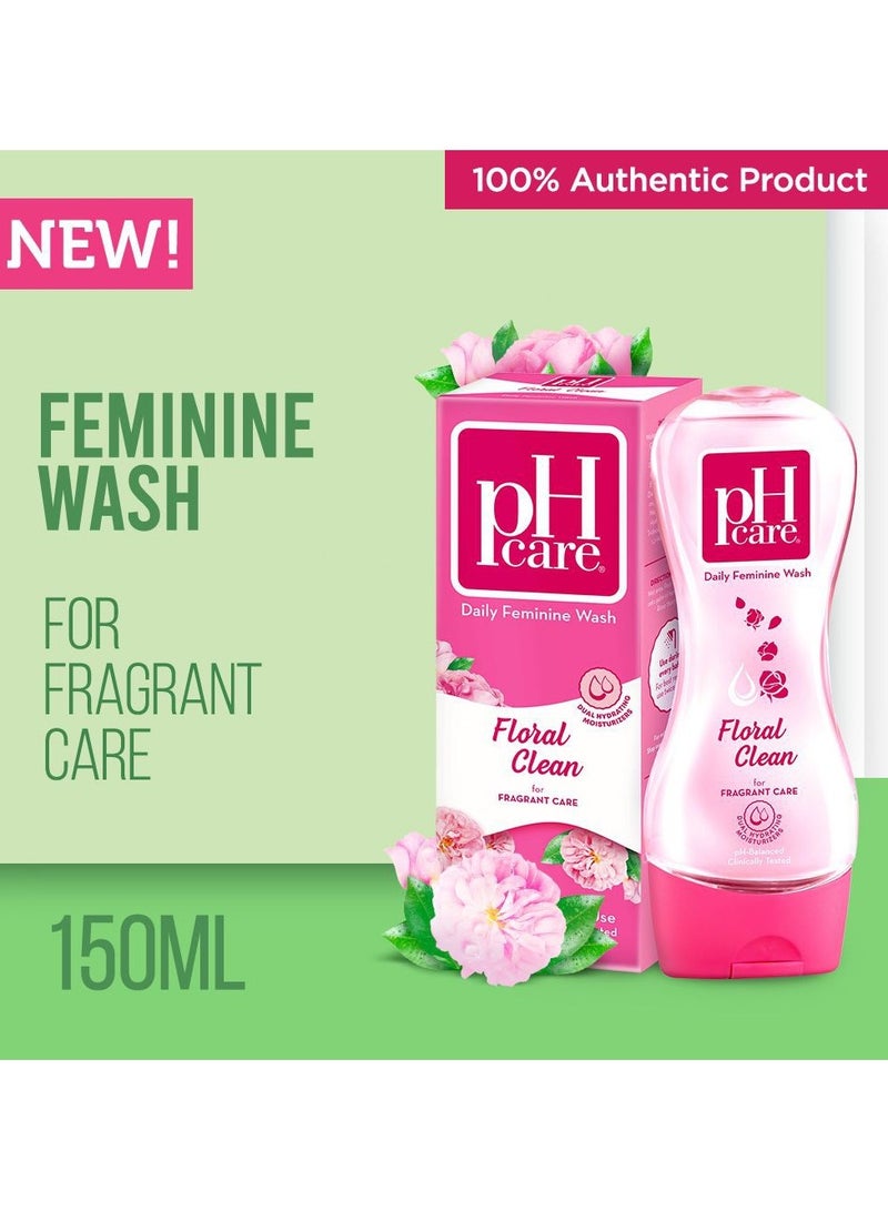 Ph Care Daily Feminine Wash Floral Clean 150 ml - Image 2